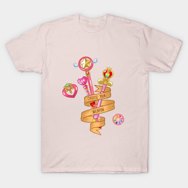 Choose Your Weapon vr. 2 T-Shirt by Velen's Art